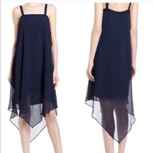 NWT Man Repeller x PJK Silk Slip Shift Dress